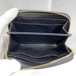 Bottega Veneta Coin Case ec-21504 Black Intrecciato Purse Leather BOTTEGA VENETA Wallet Women Men Compact