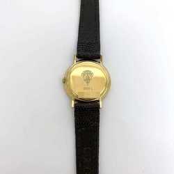 Gucci Watch f-21531 Gold Dark Brown Interlocking 3000L SS Leather Quartz 0210*** GUCCI Women's Dial Battery Operated GG