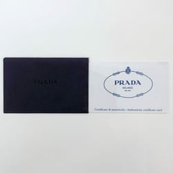 Prada pouch ec-21532 beige brown TABACCO VELA 1N0693 nylon 42 PRADA Vela plate ladies case