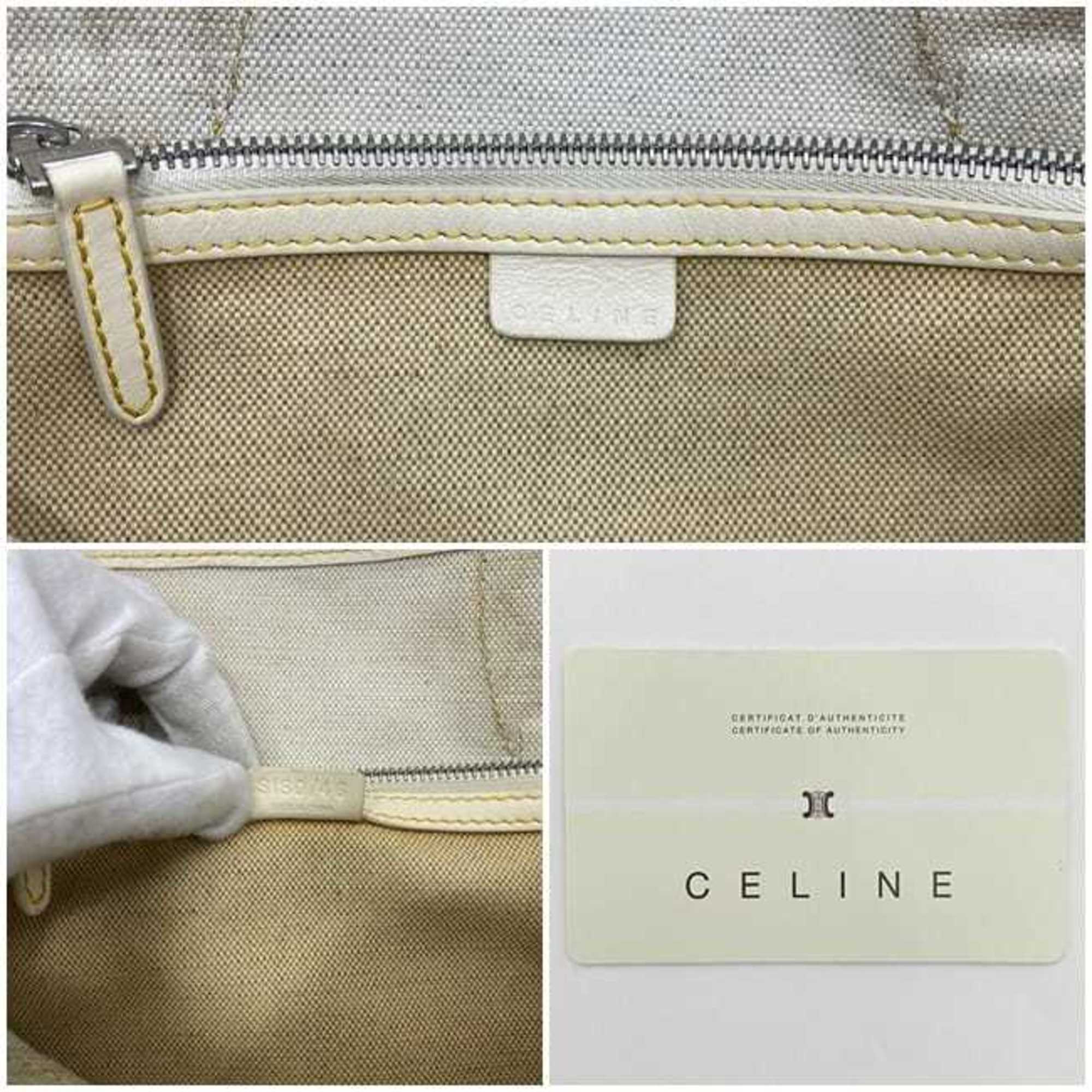 Celine Tote Bag ec-21549 Beige Yellow C Macadam PVC Leather SIS0/46 CELINE Women's Pattern