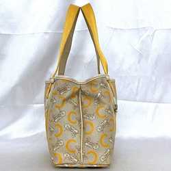 Celine Tote Bag ec-21549 Beige Yellow C Macadam PVC Leather SIS0/46 CELINE Women's Pattern