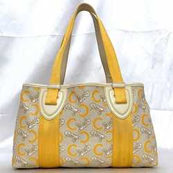 Celine Tote Bag ec-21549 Beige Yellow C Macadam PVC Leather SIS0/46 CELINE Women's Pattern