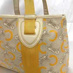 Celine Tote Bag ec-21549 Beige Yellow C Macadam PVC Leather SIS0/46 CELINE Women's Pattern