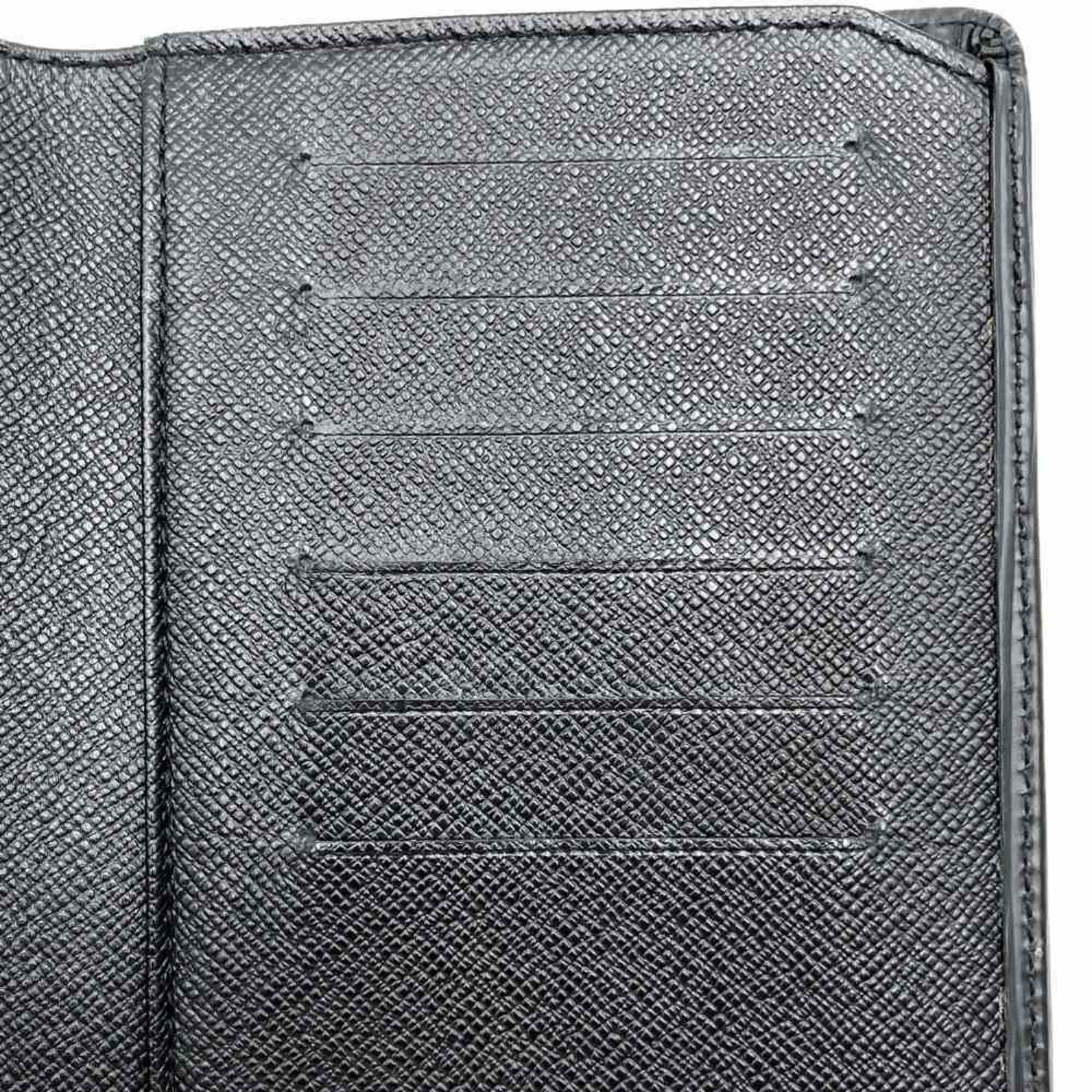 LOUIS VUITTON Louis Vuitton Porte Tresor Etui Papier Tri-fold Wallet Epi Leather Noir Black M63712 Men's Women's