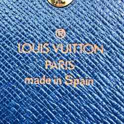 LOUIS VUITTON Louis Vuitton Portefeuille Sarah Long Wallet Epi Leather Blue M63572 Women's Men's