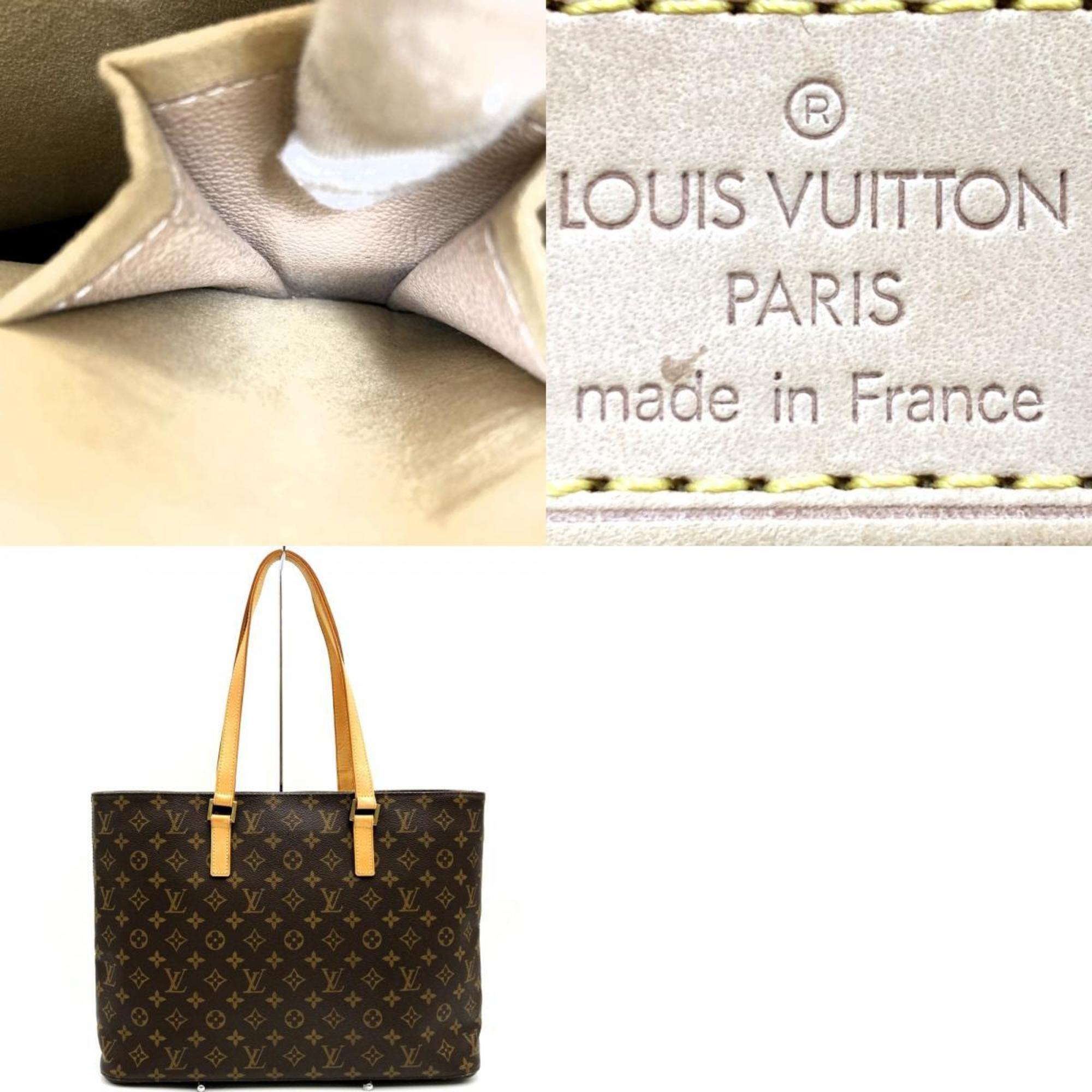 LOUIS VUITTON Cabas Alto Tote Bag Shoulder Monogram Canvas Brown M51152 Women's