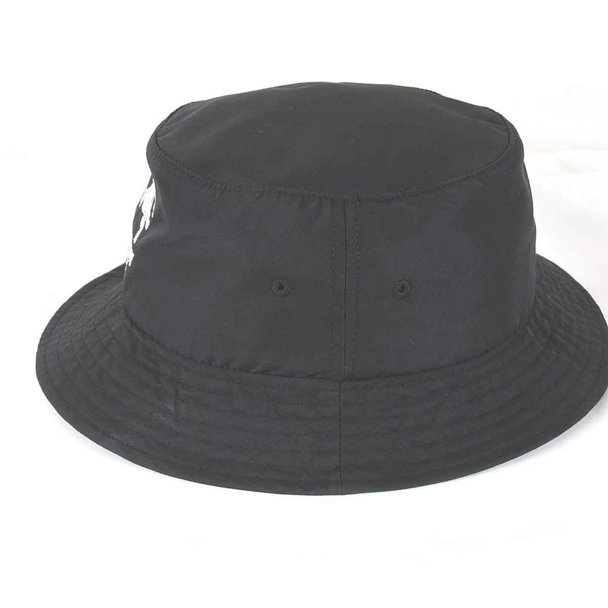 BURBERRY Supreme Bucket Hat M/L Nylon Style Black Women's