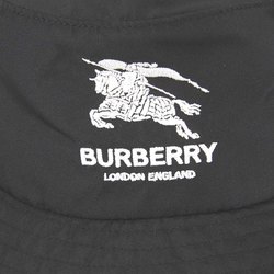 BURBERRY Supreme Bucket Hat M/L Nylon Style Black Women's