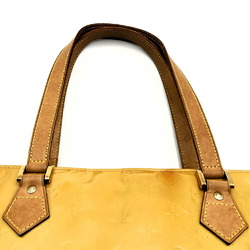 LOUIS VUITTON Louis Vuitton Houston Handbag Monogram Vernis Beige Yellow M91004 Women's