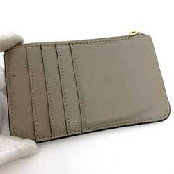 Fendi coin case ec-21600 beige F is 8AP161 A18B 229 8210 purse wallet pouch leather FENDI key ring holder ladies compact