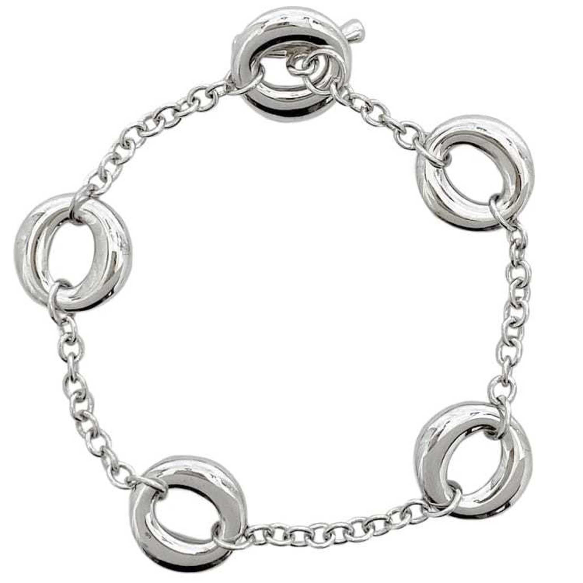 Tiffany Toggle Bracelet ec-21576 Silver Ag 925 TIFFANY&Co. Circle Women's Accessory