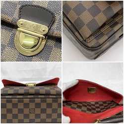 Louis Vuitton Shoulder Bag Ravello GM f-21671 Brown Damier Ebene N60006 Canvas VI1025 LOUIS VUITTON Crossbody Freestanding Women's Men's