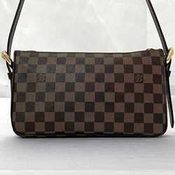 Louis Vuitton Shoulder Bag Ravello GM f-21671 Brown Damier Ebene N60006 Canvas VI1025 LOUIS VUITTON Crossbody Freestanding Women's Men's