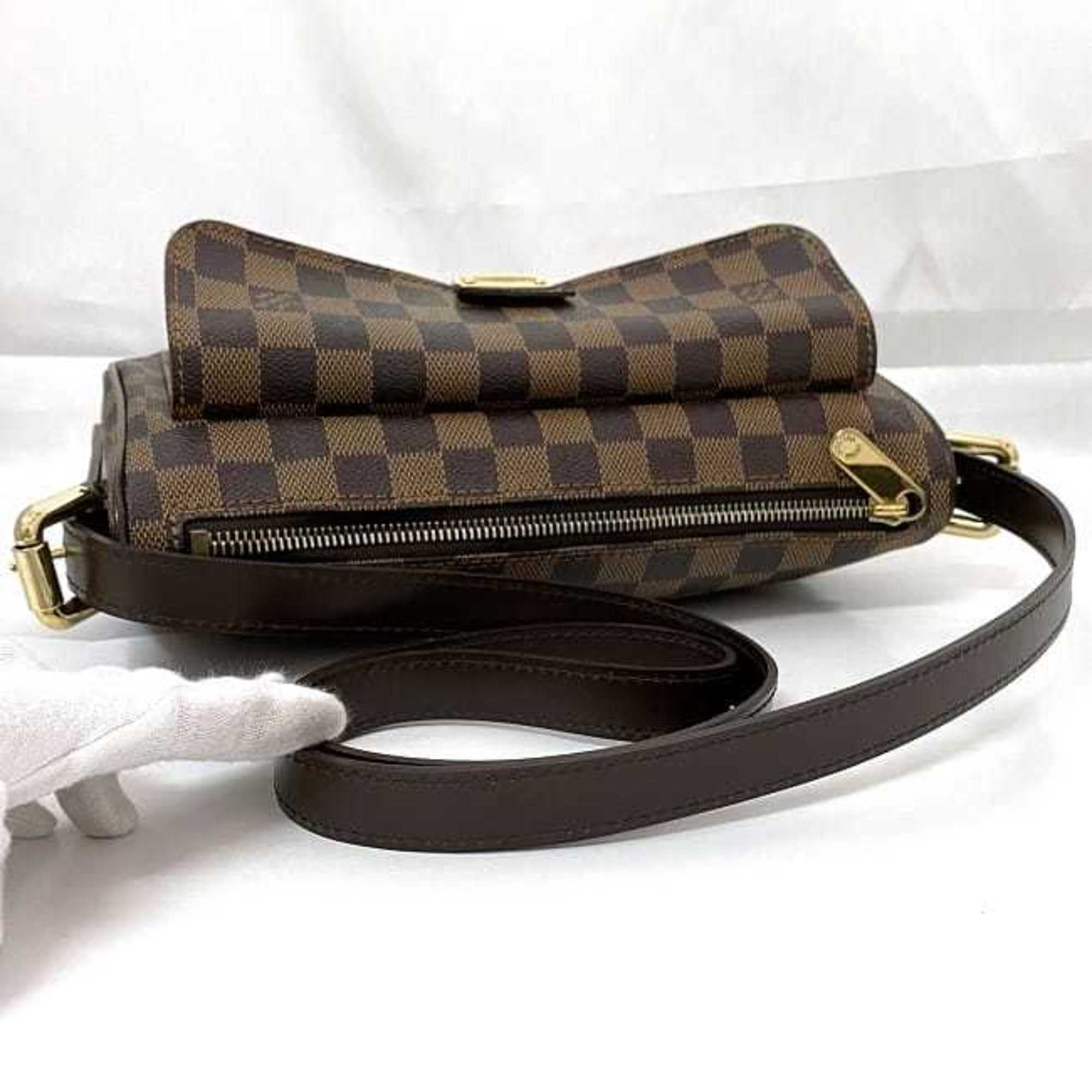 Louis Vuitton Shoulder Bag Ravello GM f-21671 Brown Damier Ebene N60006 Canvas VI1025 LOUIS VUITTON Crossbody Freestanding Women's Men's