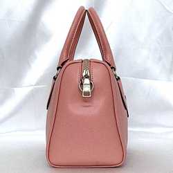 Coach 2way bag ec-21547 pink F33329 satchel leather COACH shoulder Boston ladies compact