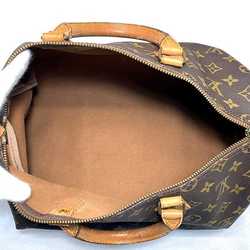 Louis Vuitton Boston Bag Speedy 35 f-21672 Brown Monogram M41524 Handbag Canvas Tanned Leather 832 SA LOUIS VUITTON