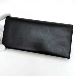 Dunhill bi-fold long wallet ec-21639 black chelsea leather dunhill men's