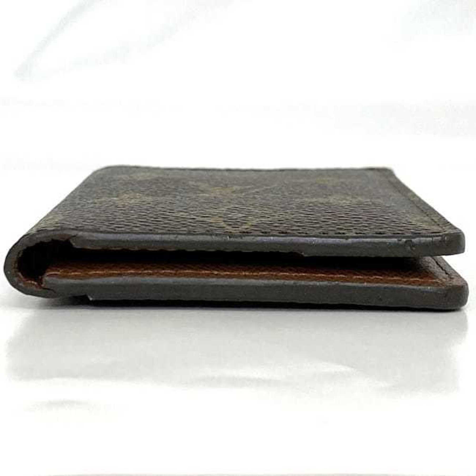 Louis Vuitton Card Case Organizer De Poche ec-21616 Brown Monogram M61732 Canvas CI5106 LOUIS VUITTON Holder Folding