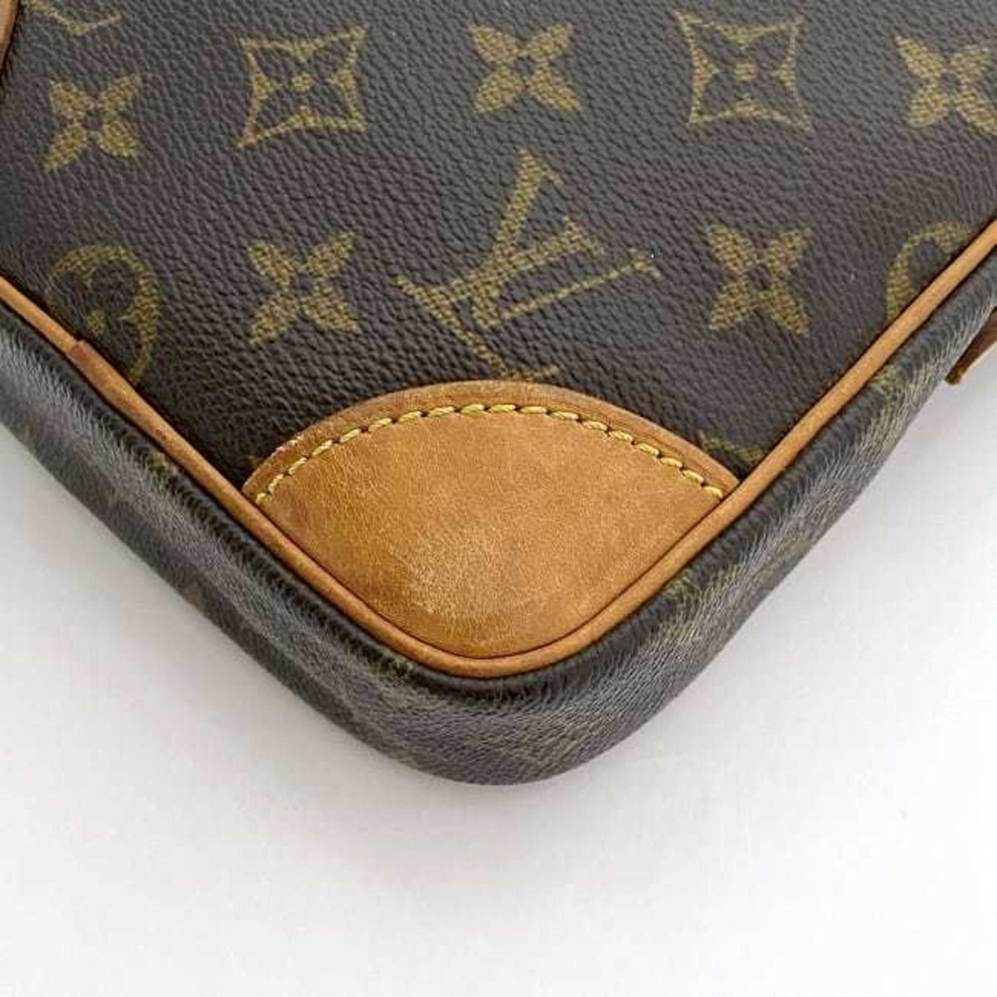 Louis Vuitton Shoulder Bag Danube f-21673 Brown Monogram M45266 Crossbody Canvas Tanned Leather SL1011 LOUIS VUITTON Women's Men's