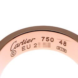 Cartier #48 Love Ladies Ring, 750 Pink Gold, Size 8