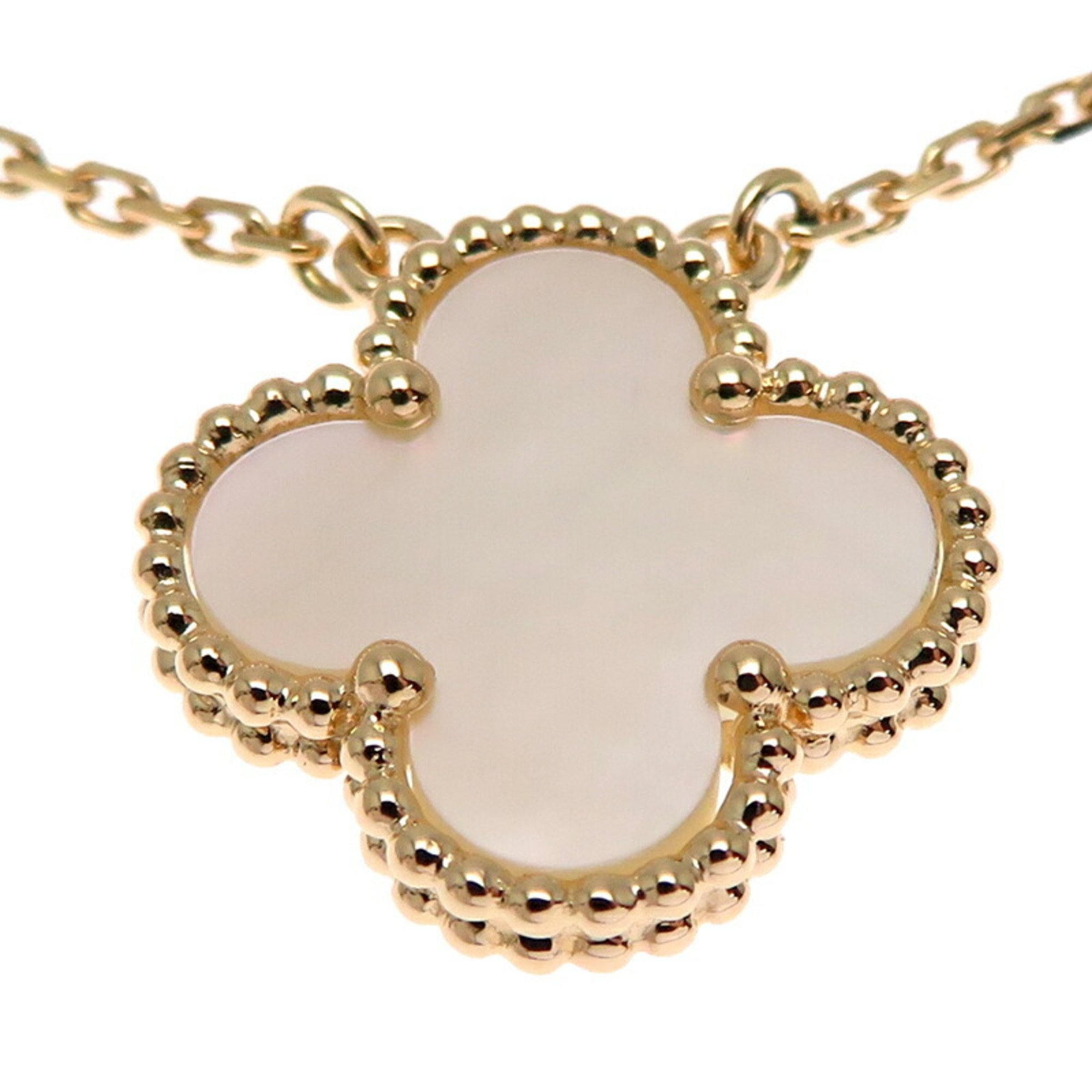 Van Cleef & Arpels Alhambra Women's Necklace VCAR5900 750 Yellow Gold