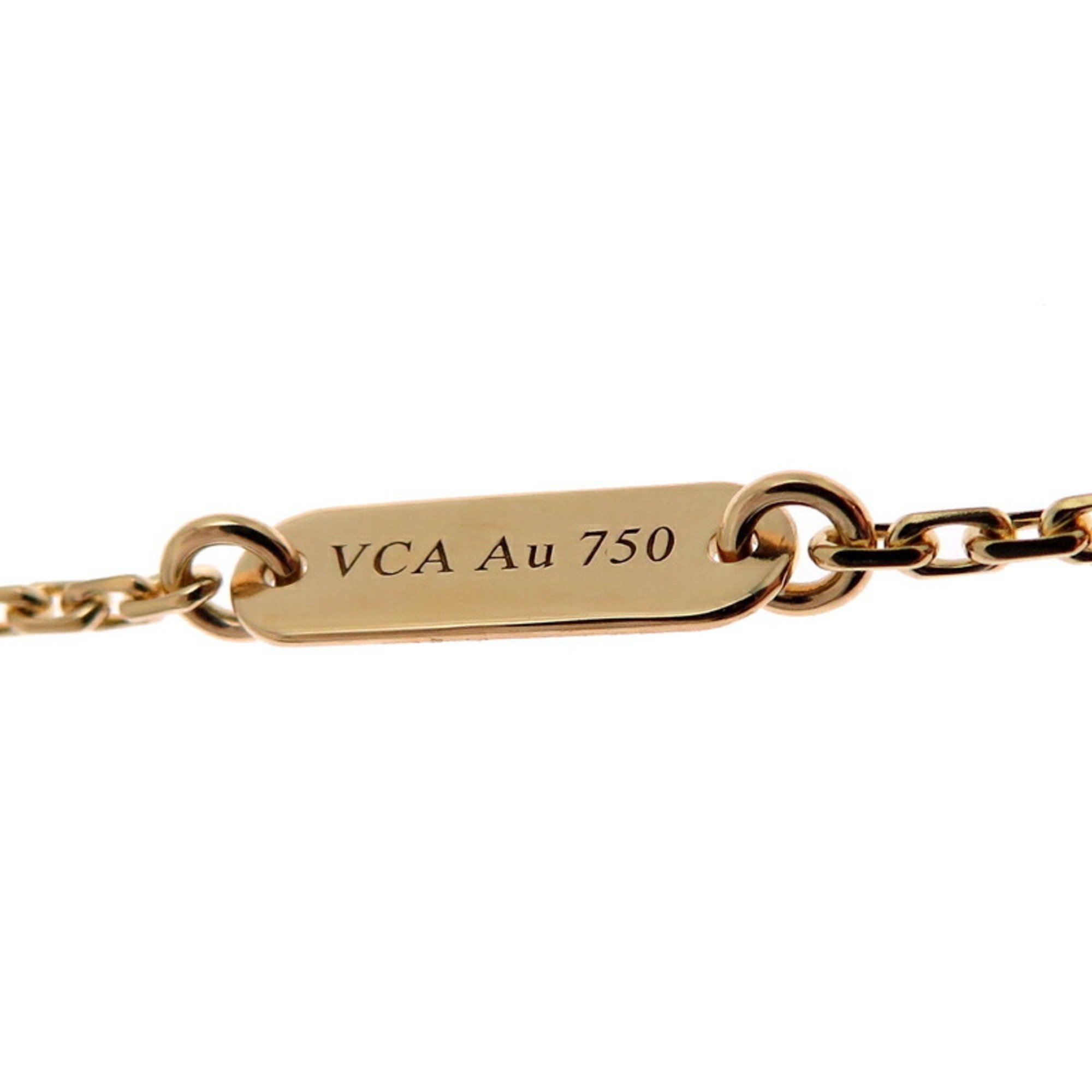 Van Cleef & Arpels Alhambra Women's Necklace VCAR5900 750 Yellow Gold