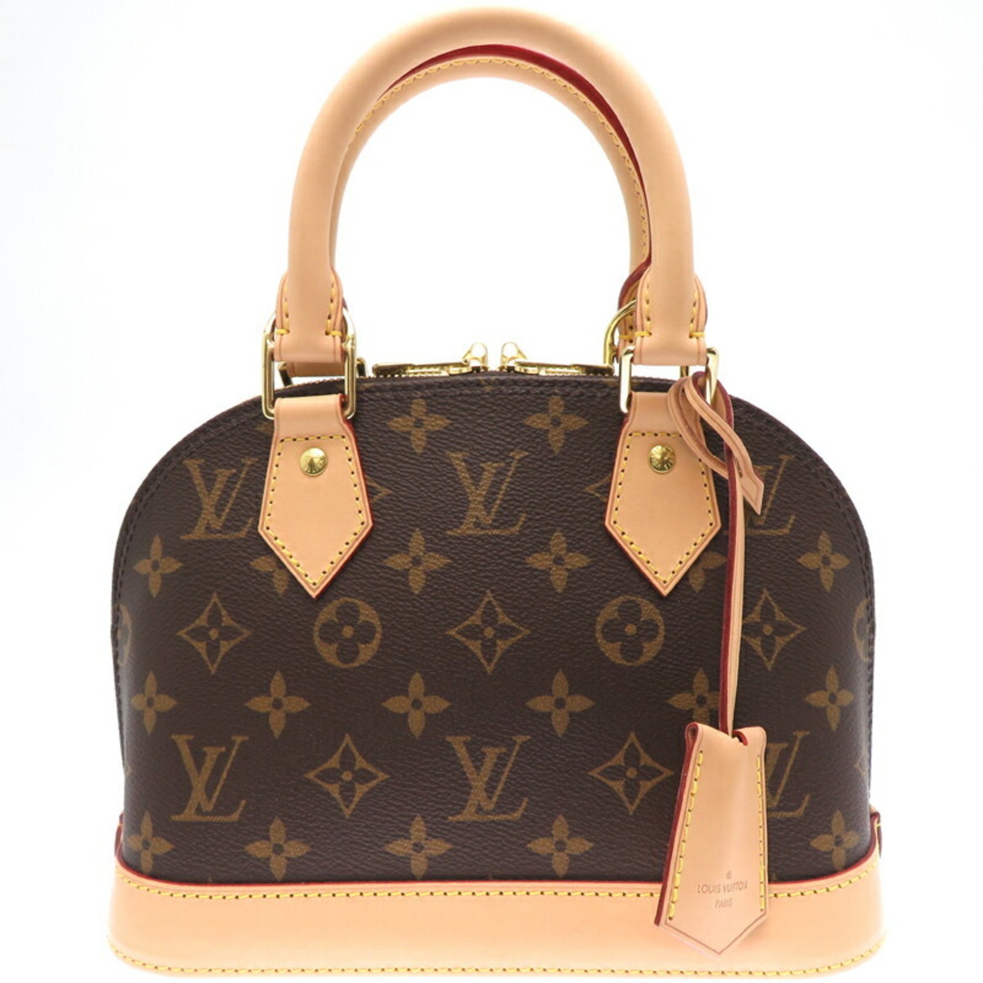 Louis Vuitton Strap and Padlock Missing Alma BB Women's Handbag M46990 Monogram Brown