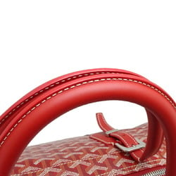 Goyard Croisjour 55 Women's and Men's Boston Bag PVC Coated Canvas Red