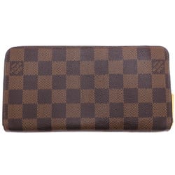 Louis Vuitton Zippy Wallet Women's and Men's Long N60015 Damier Brown