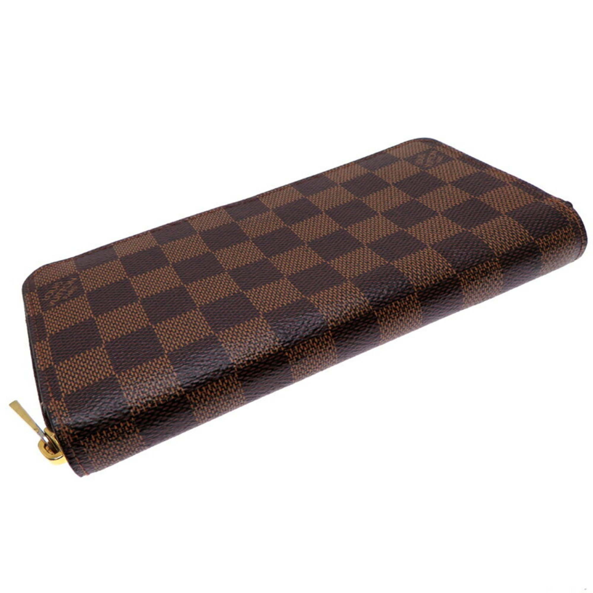 Louis Vuitton Zippy Wallet Women's and Men's Long N60015 Damier Brown