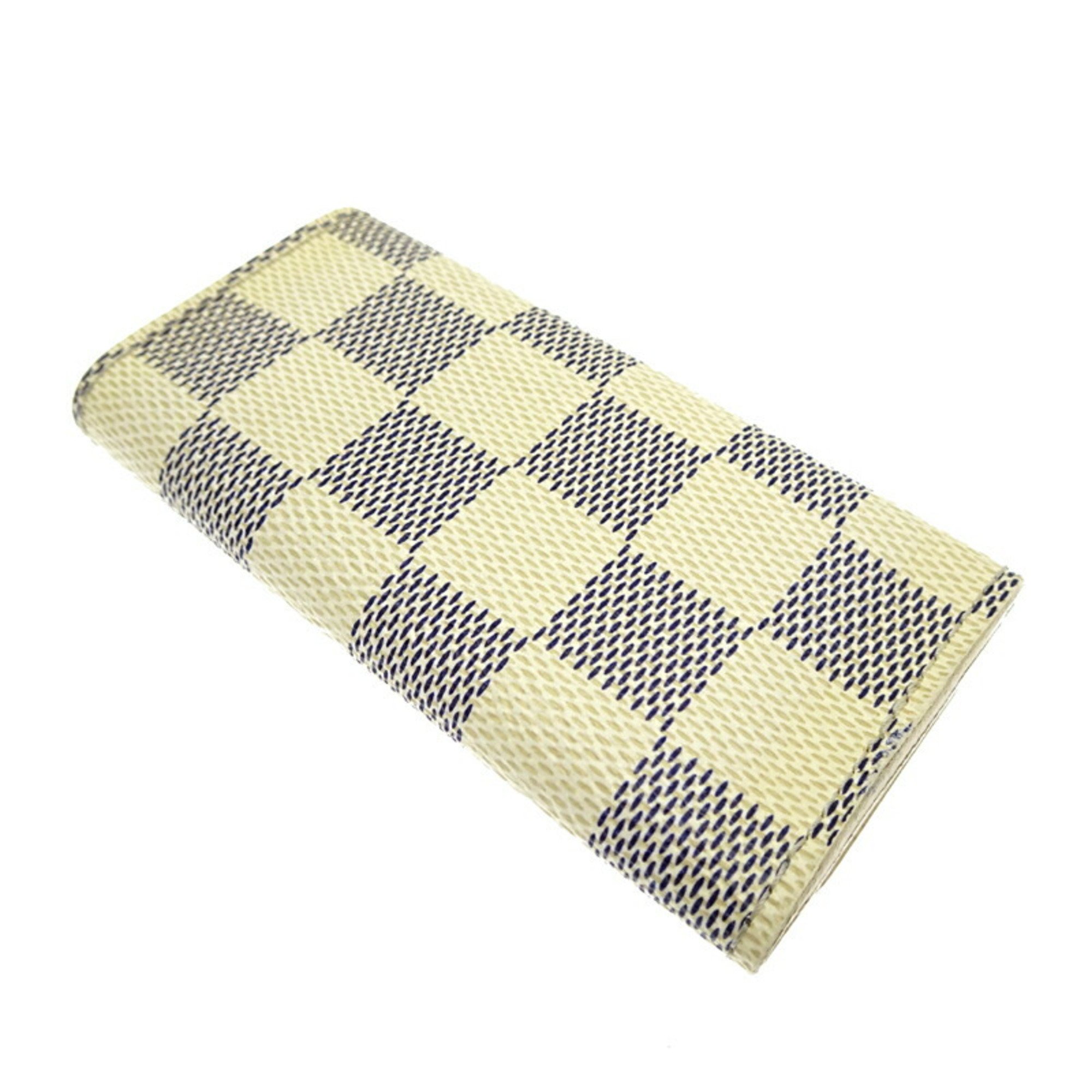 Louis Vuitton Multicle 4 Women's and Men's Key Case N60020 Damier Azur White