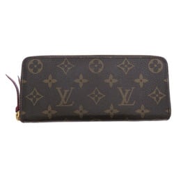 Louis Vuitton Portefeuille Clemence Ladies Long Wallet M60742 Monogram Brown