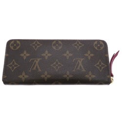 Louis Vuitton Portefeuille Clemence Ladies Long Wallet M60742 Monogram Brown