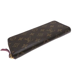 Louis Vuitton Portefeuille Clemence Ladies Long Wallet M60742 Monogram Brown