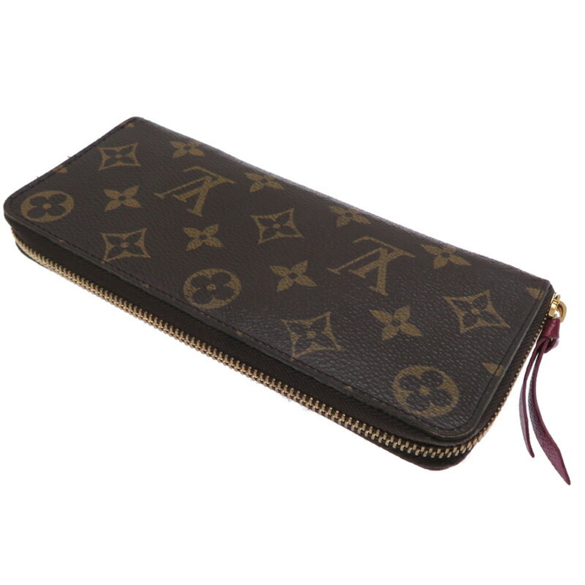 Louis Vuitton Portefeuille Clemence Ladies Long Wallet M60742 Monogram Brown