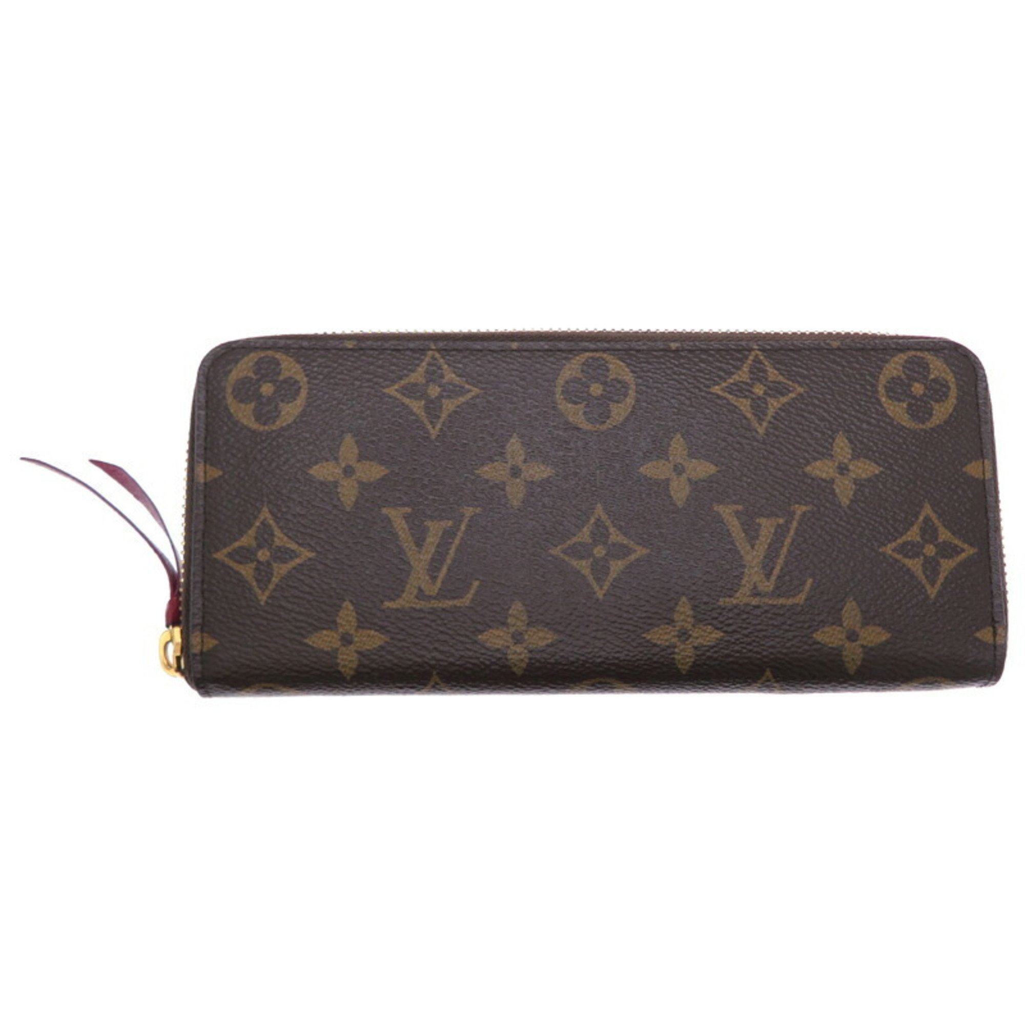 Louis Vuitton Portefeuille Clemence Ladies Long Wallet M60742 Monogram Brown