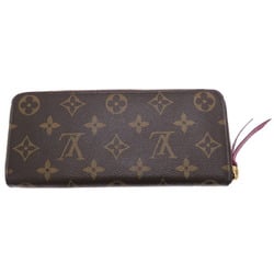 Louis Vuitton Portefeuille Clemence Ladies Long Wallet M60742 Monogram Brown