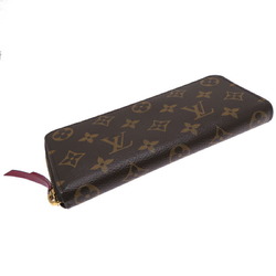 Louis Vuitton Portefeuille Clemence Ladies Long Wallet M60742 Monogram Brown