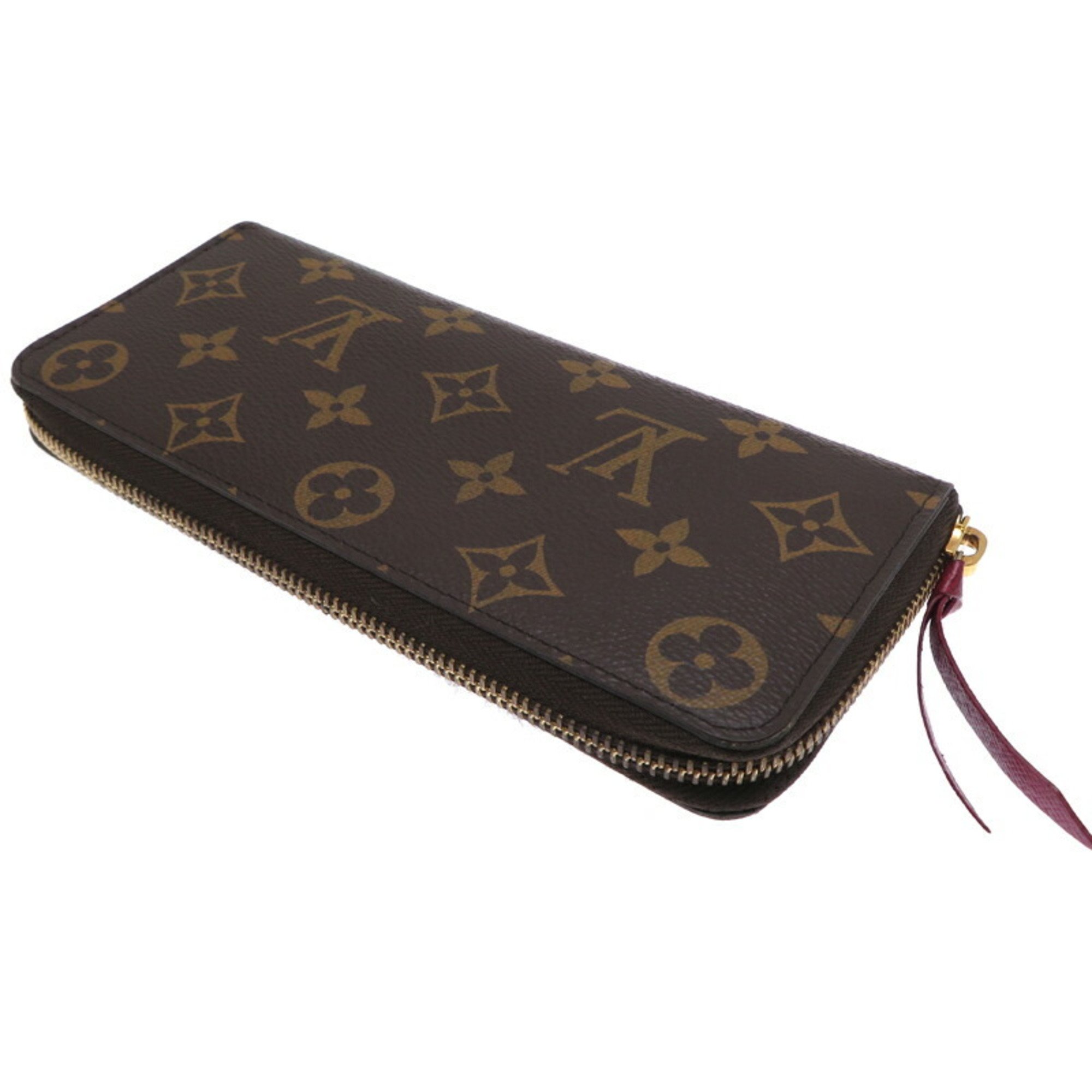 Louis Vuitton Portefeuille Clemence Ladies Long Wallet M60742 Monogram Brown