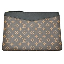 Louis Vuitton Daily Pouch Women's and Men's Second Bag M62048 Monogram Macassar Brown