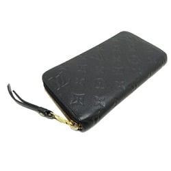 Louis Vuitton Zippy Wallet Women's Long M60571() Monogram Empreinte Noir