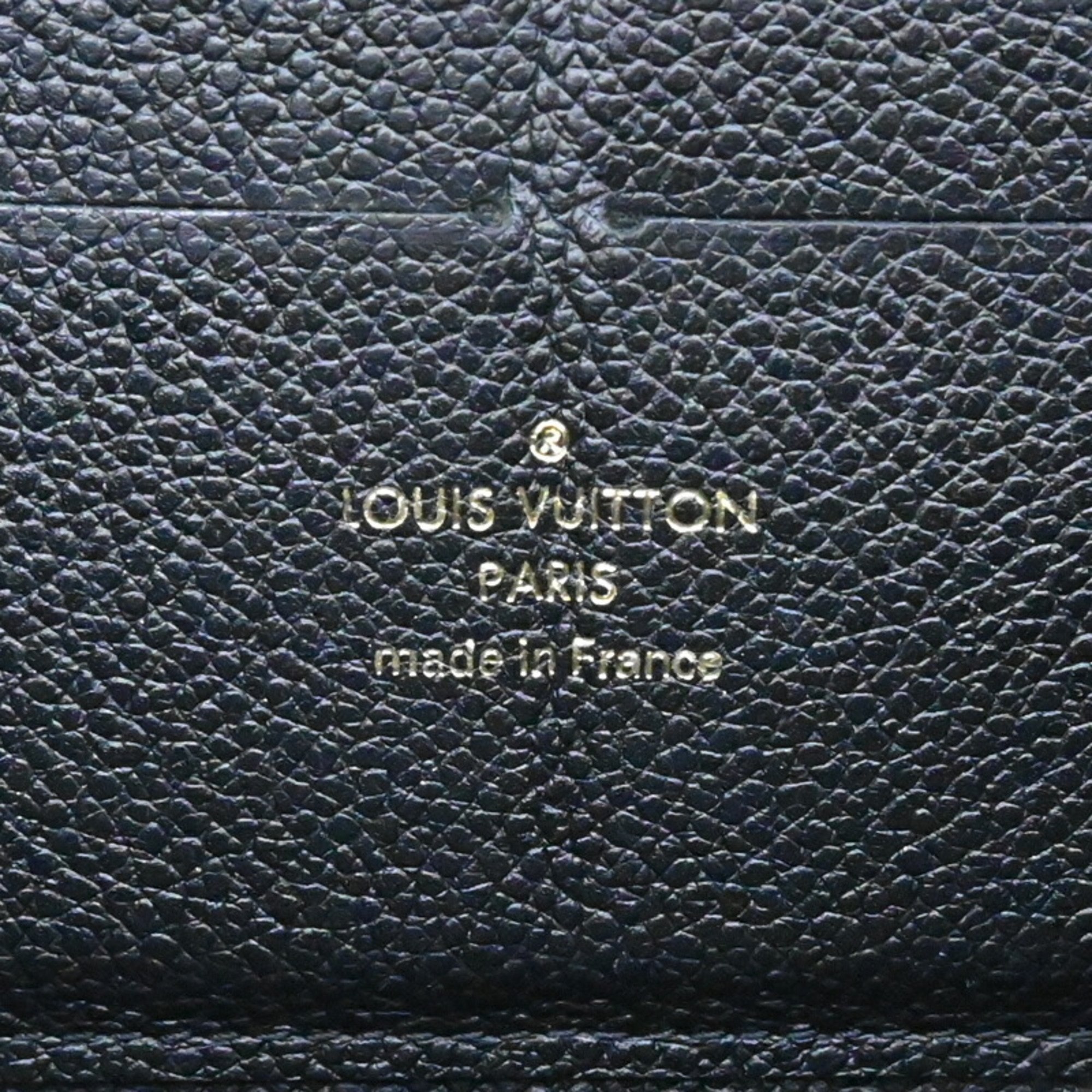 Louis Vuitton Zippy Wallet Women's Long M60571() Monogram Empreinte Noir