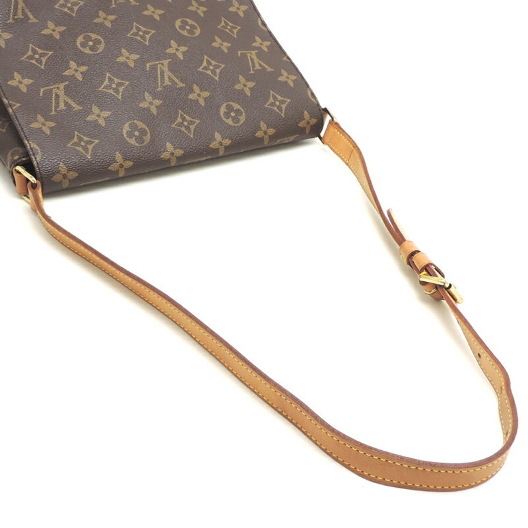 Louis Vuitton Musette Tango Short Women's Shoulder Bag M51257 Monogram Brown