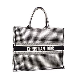 Christian Dior Tote Bag Book Large Women's Black White Canvas M1286ZRPI_M081 Hand