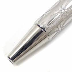 Cartier Ballpoint Pen Platinum Finish C Deux Silver Color Metal ST150185 Retractable Women's Men's