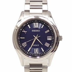 Seiko Watch Dolce Men's Solar Titanium SADZ197 Light-Charging Radio-Controlled