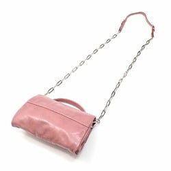 Miu Miu Miu handbag for women in pink leather with chain shoulder