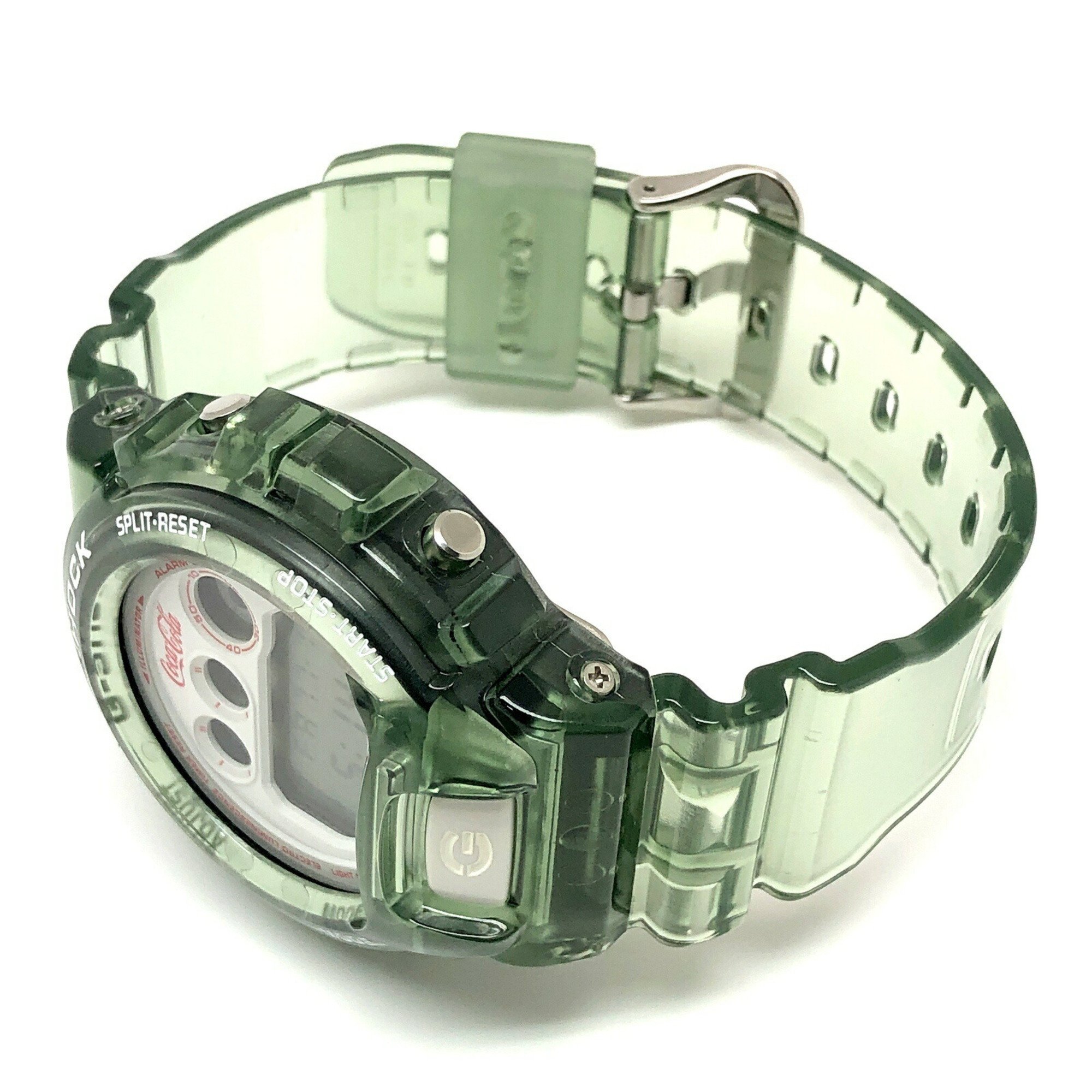 G-SHOCK CASIO Watch DW-6900CC23-3 Coca-Cola Collaboration Model Green Glass Bottle Skeleton Released in August 2023 Mikunigaoka Store