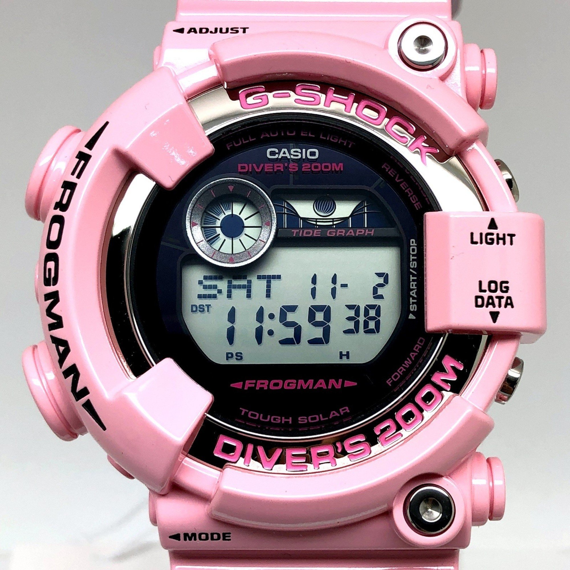 G-SHOCK CASIO Watch GF-8250K-4 FROGMAN Irukuji 2014 Tough Solar Pink ICERC EARTHWATCH JAPAN Earthwatch Irukujira Released in June Mikunigaoka Store