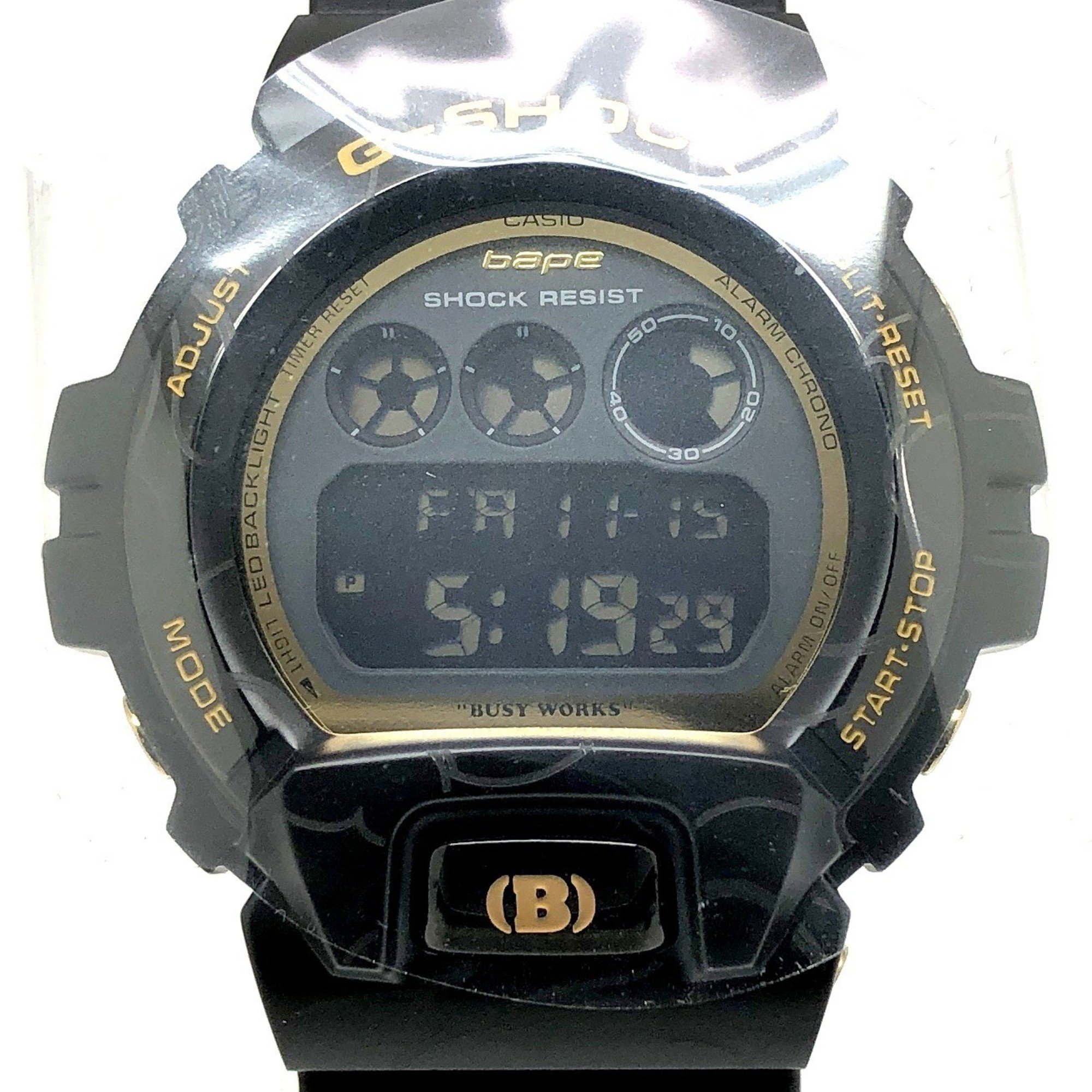 G-SHOCK CASIO Watch GM-6900BAPE-1 BAPE 30th ANNIVERSARY EXCLUSIVE MODEL A Anniversary Model Metal Bezel Black Camouflage Released in November 2023 Mikunigaoka Store